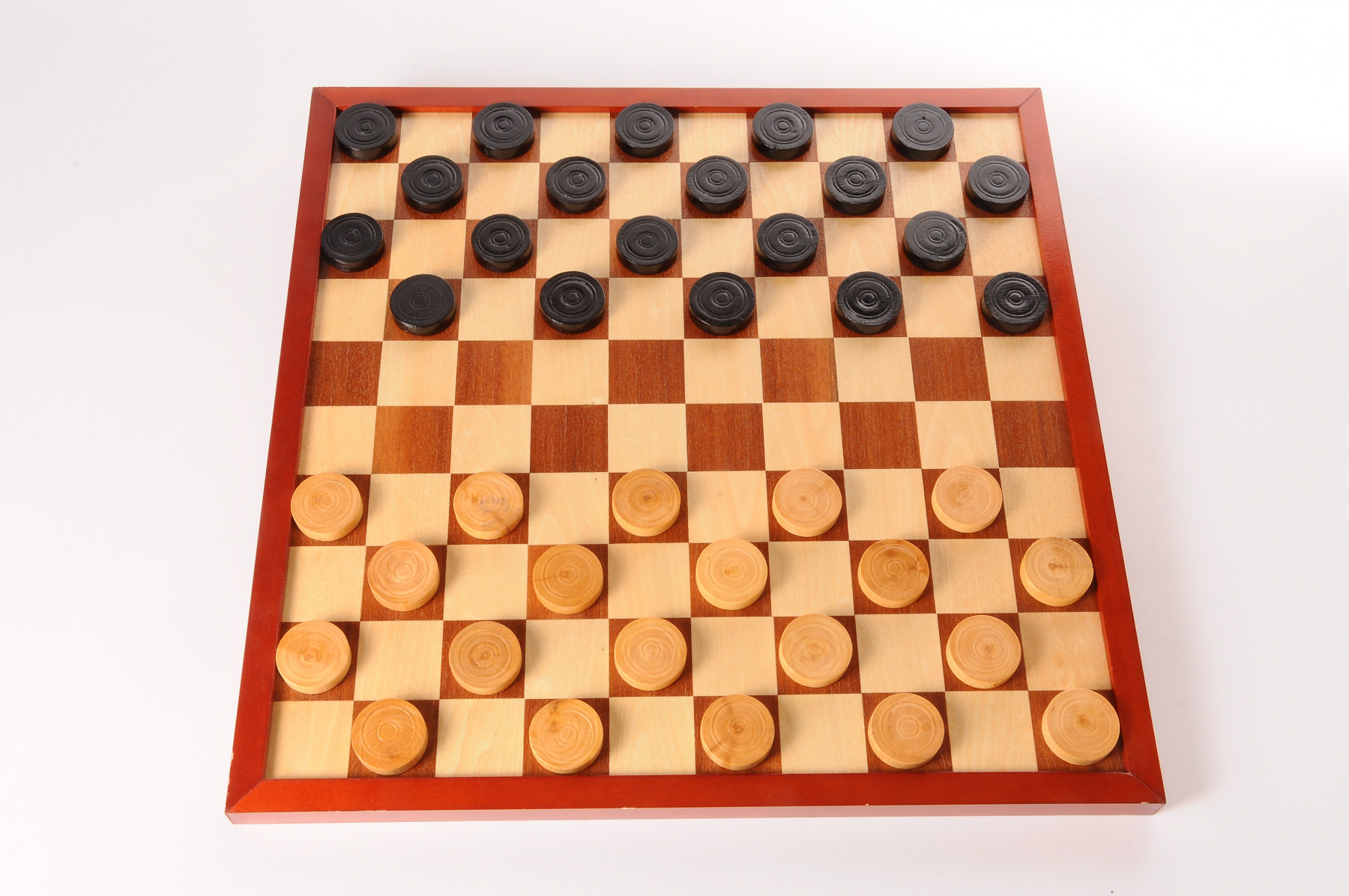 Inlaid 10 x 10 Draughts board / Checkers and 8 x 8 Chess board - Chess ...