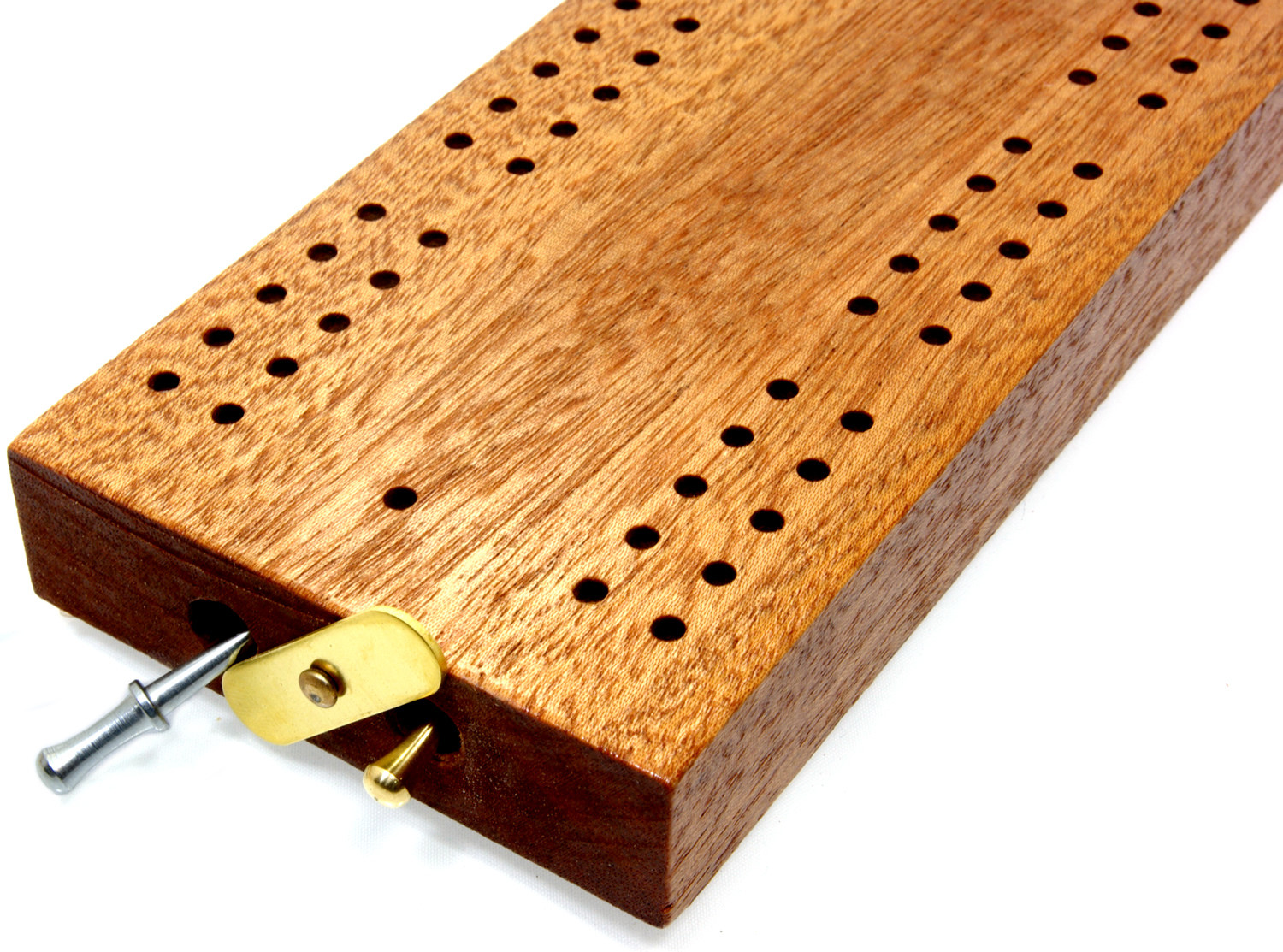Hardwood Cribbage Board British Made 30cm UK Cribbage Board