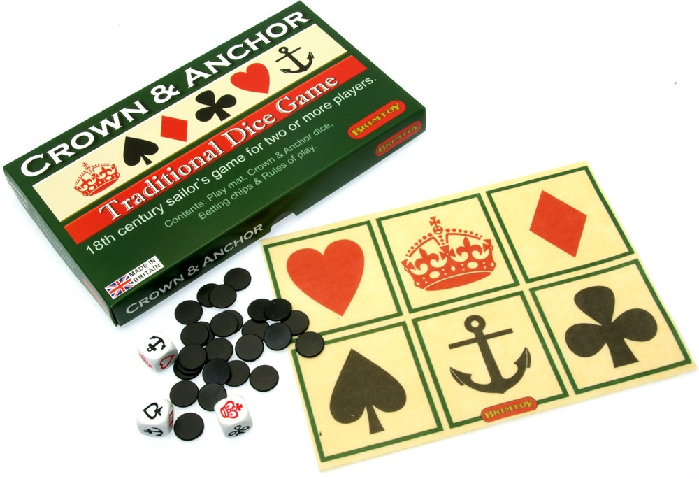 Crown and Anchor traditional dice game