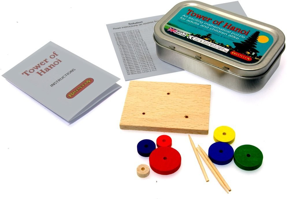 Pocket / Travel Tower of Hanoi Puzzles & teasers Traditional Games