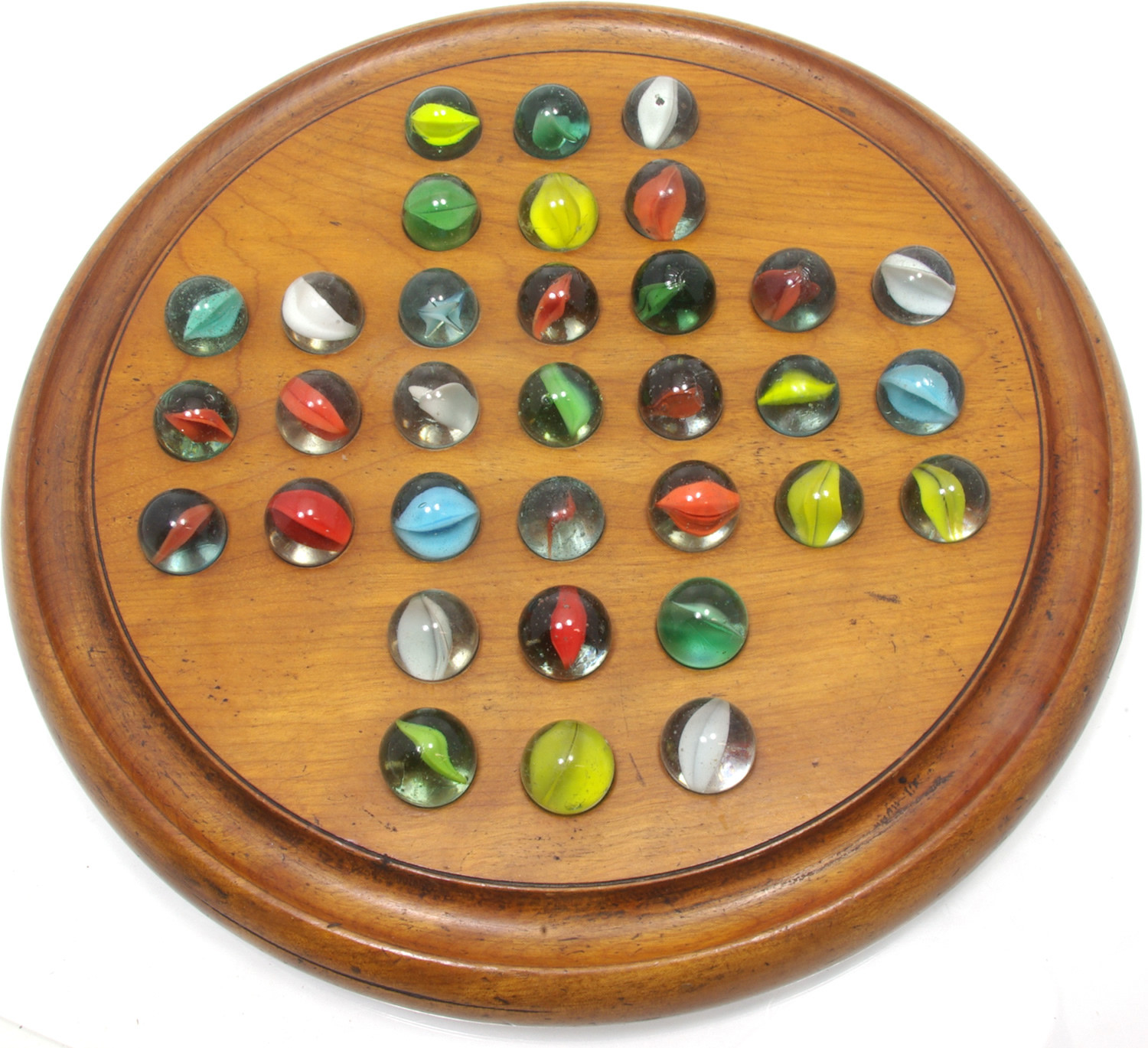 antique-wooden-peg-solitaire-game-antique-games