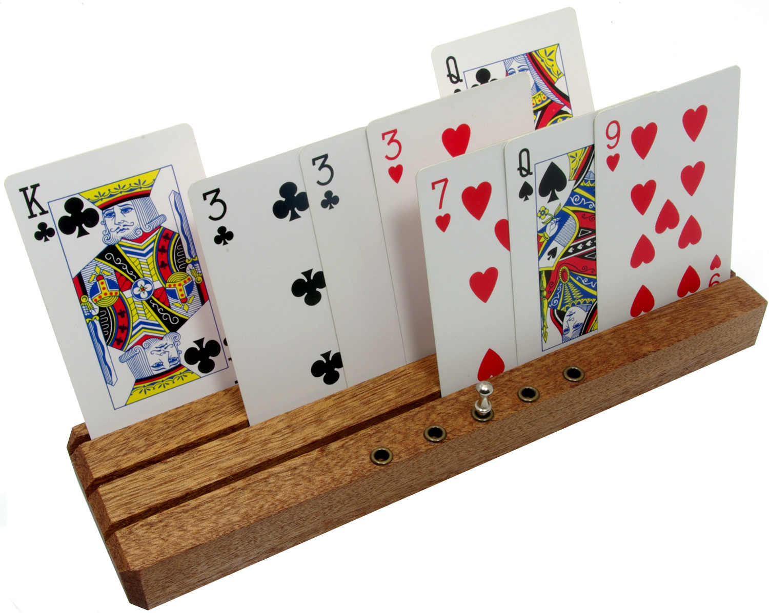 Deluxe playing card racks / holders with scoring pegs Scoring & accessories Playing cards