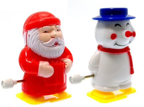 Clockwork Santa & Snowman Pencil Sharpener