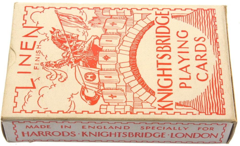 Harrods Knightsbridge sealed playing cards