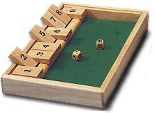 Wooden Shut The Box 9