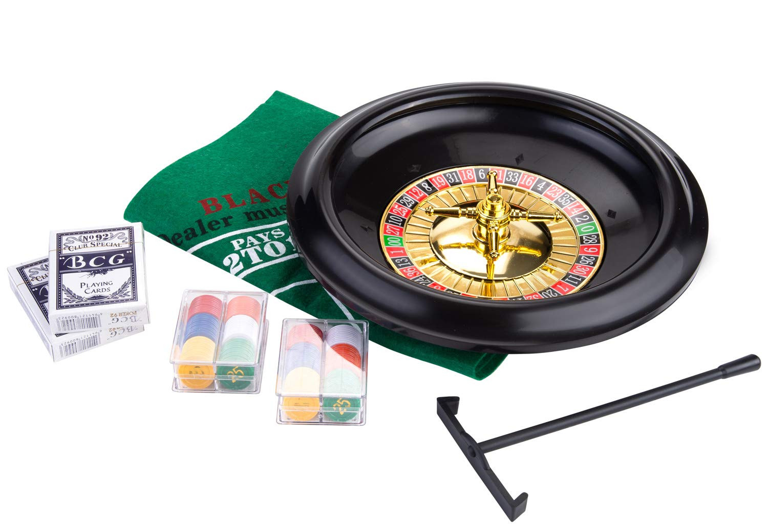 Roulette and Blackjack Casino Set