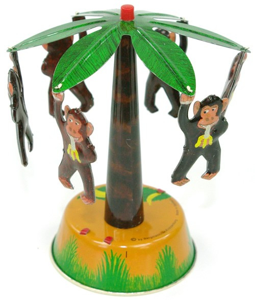 Palm Tree & Monkey Carousel