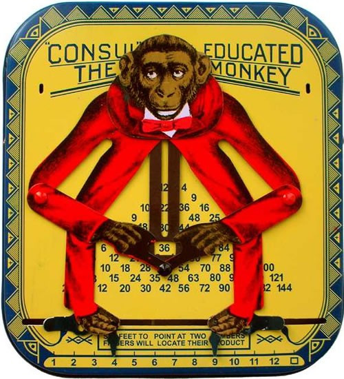 Consult the educated monkey