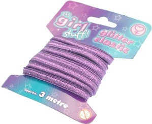 Glitter Elastic - 3 Metres