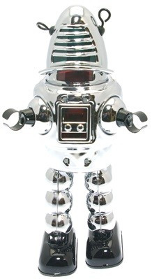 "Chrome" Sparking Space Robot