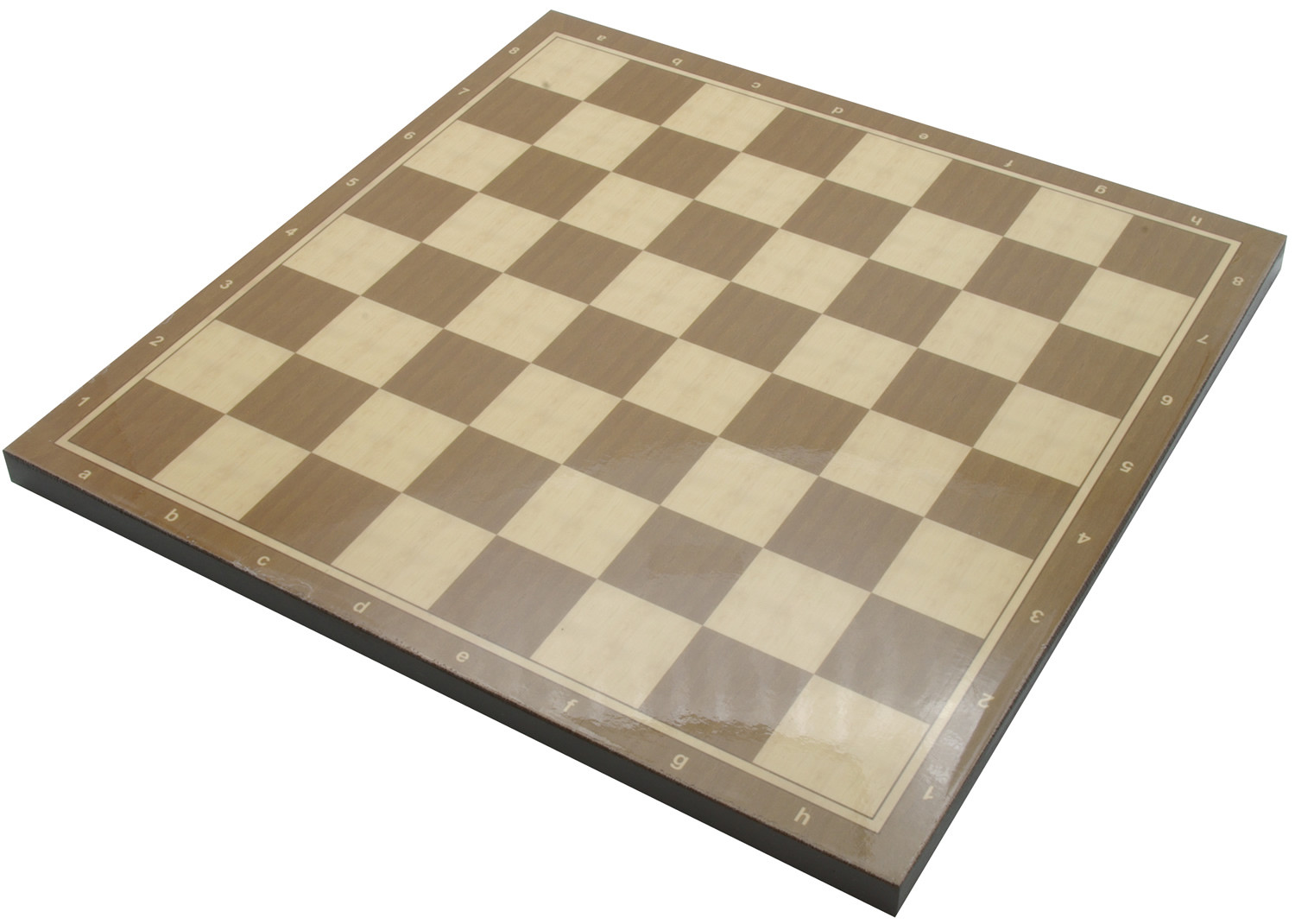 Wood Chess Board No 1 - 27 x 27cm, Sycamore & Walnut