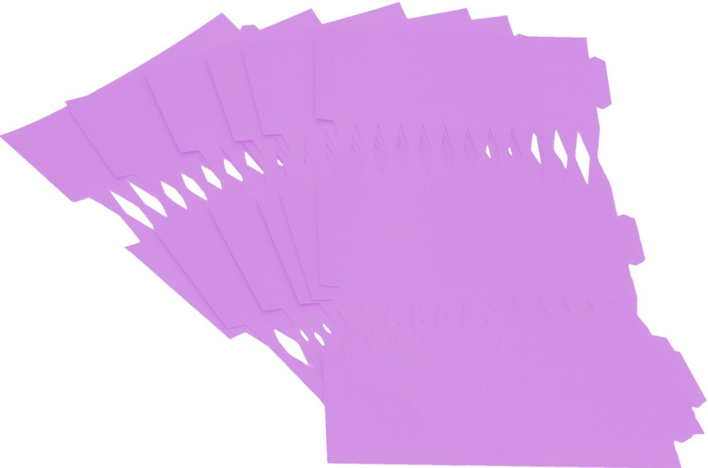 Cracker Kit Card Blanks 35cm - Lilac - 6 Pack