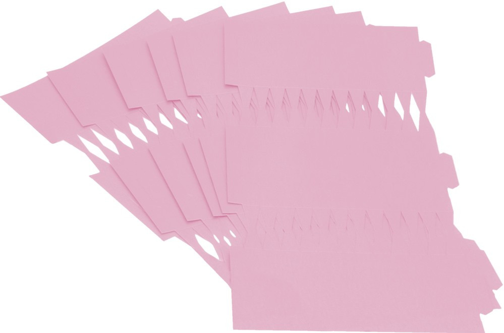 Cracker Kit Card Blanks 35cm - Pink - 6 Pack