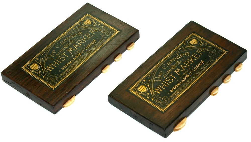 Pair of Pall Mall Whist markers