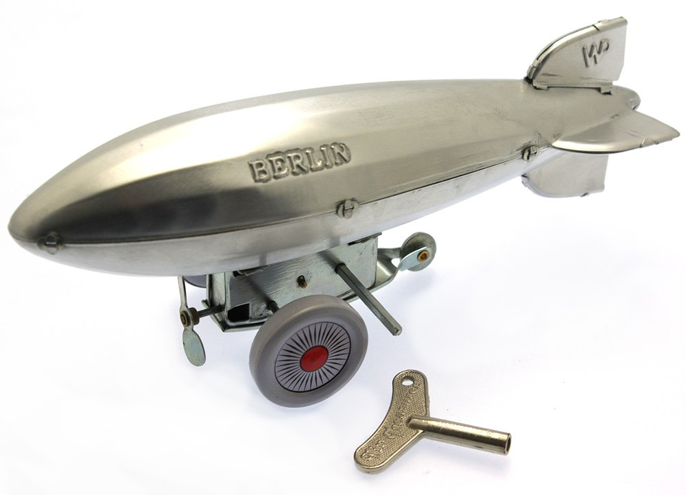 Zeppelin tin toy
