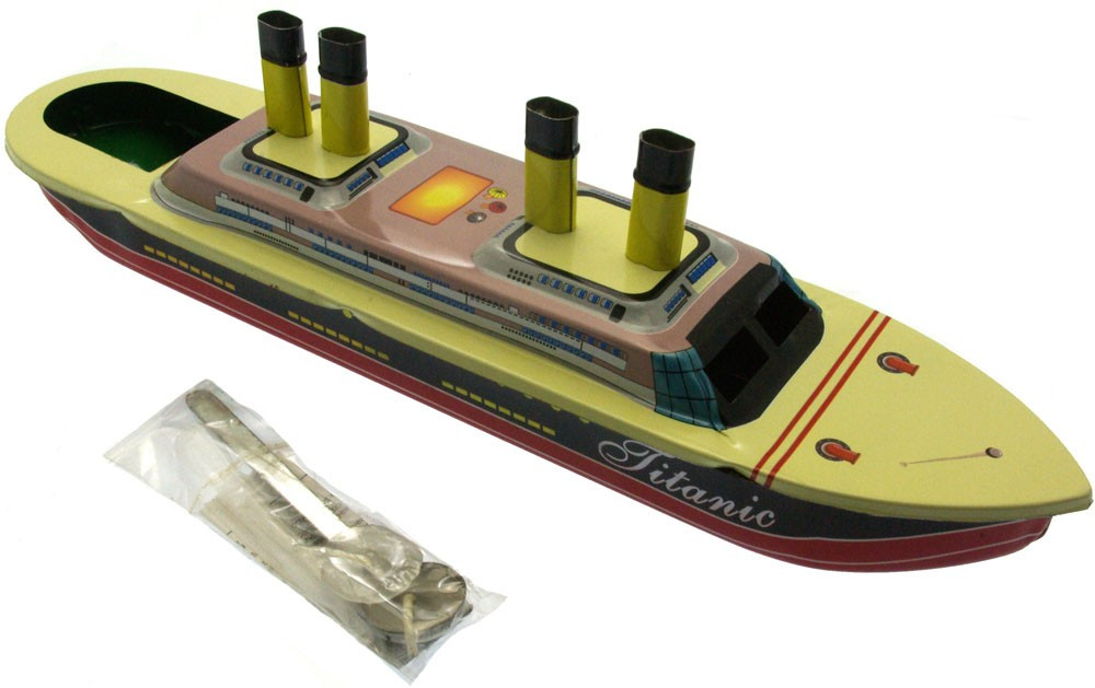 Titanic Pop Pop candle Boat