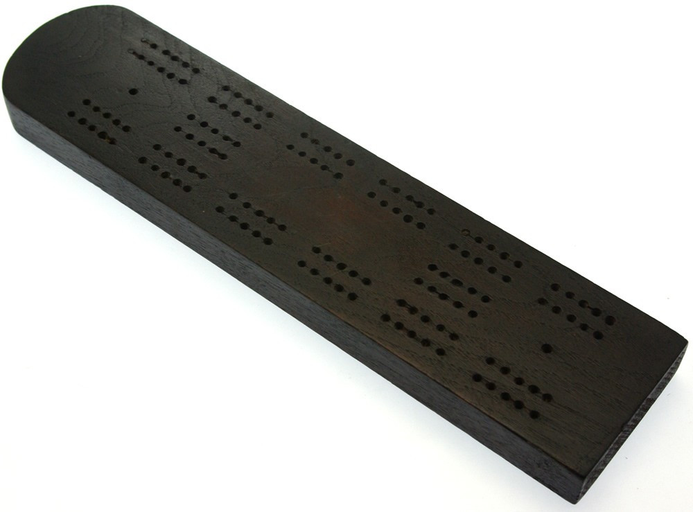 Mahogany cribbage board