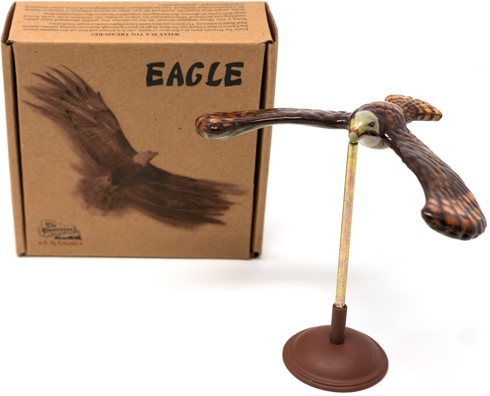 Eagle tin toy retro tin toy replica