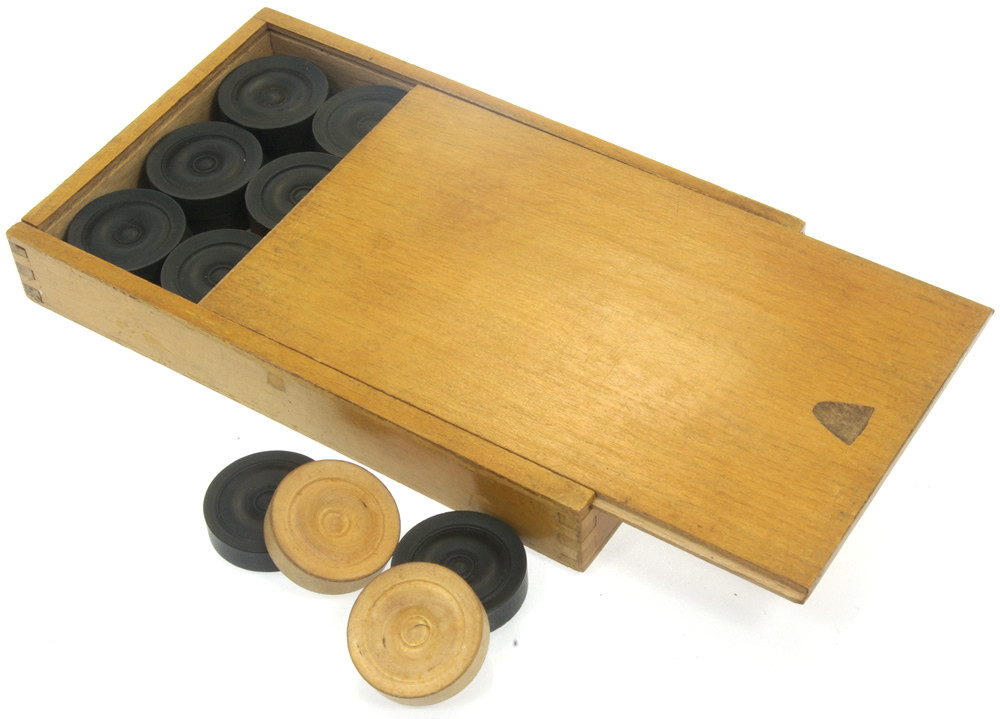 Wooden Draughts Pieces