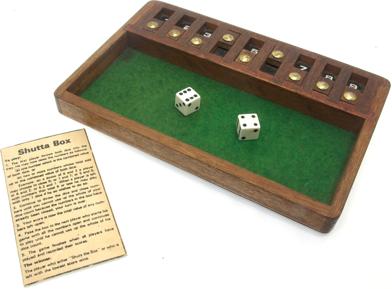 Vintage Shut The Box