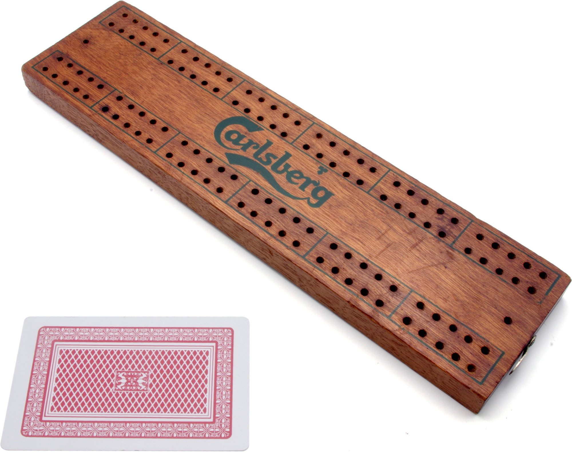 Vintage Carlsberg cribbage board