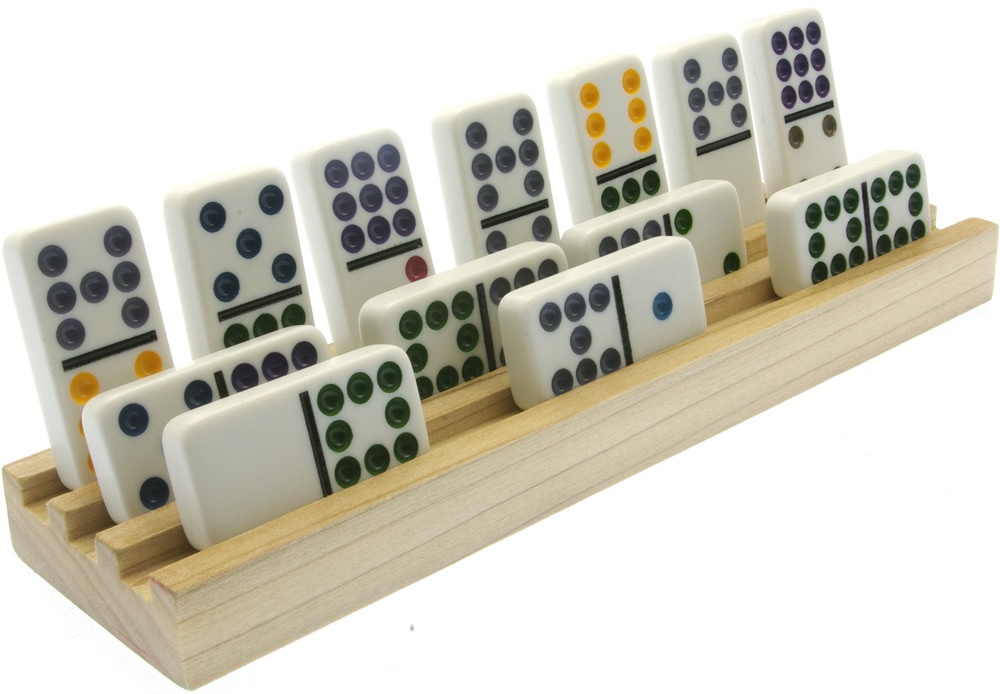 Solid Wood Domino racks set of 4
