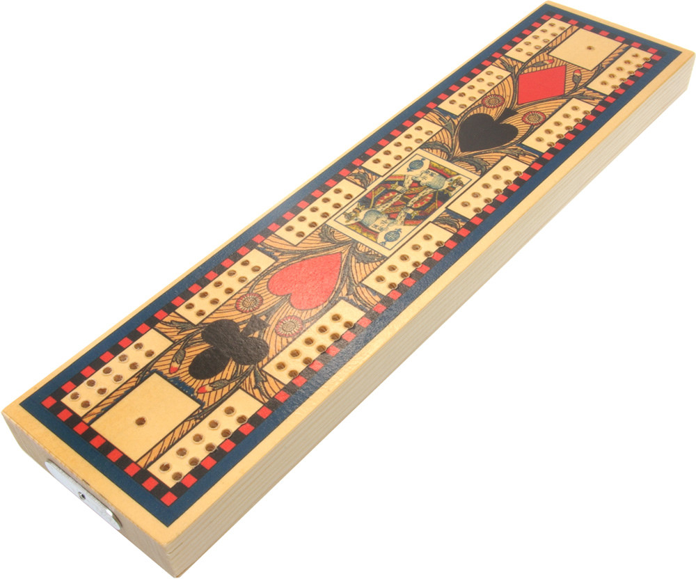 Replica Victorian Globe series cribbage board