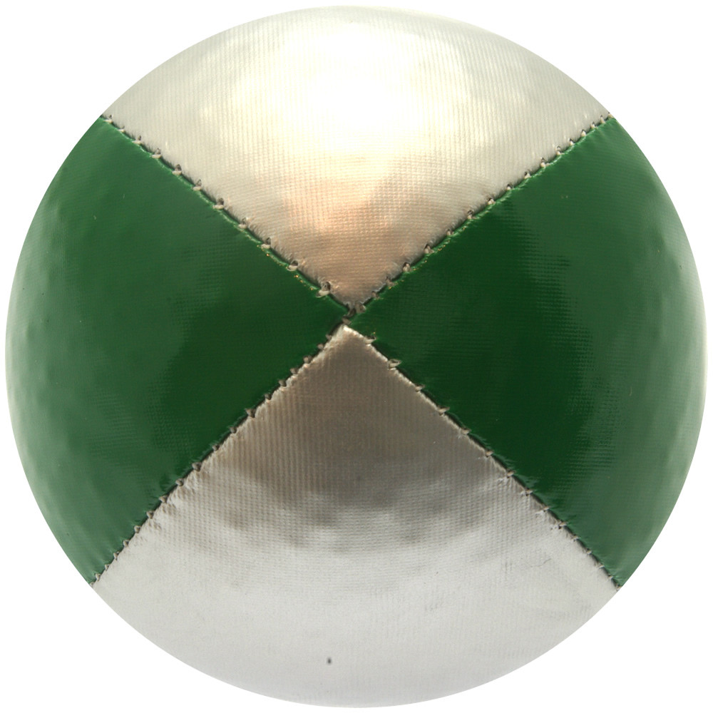 Green & Silver Juggling Ball