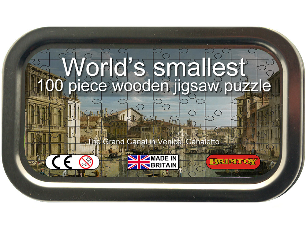 World's smallest wooden jigsaw puzzle, Canaletto