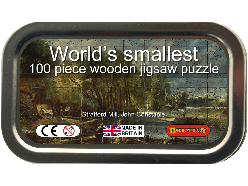World's smallest wooden jigsaw puzzle, Constable
