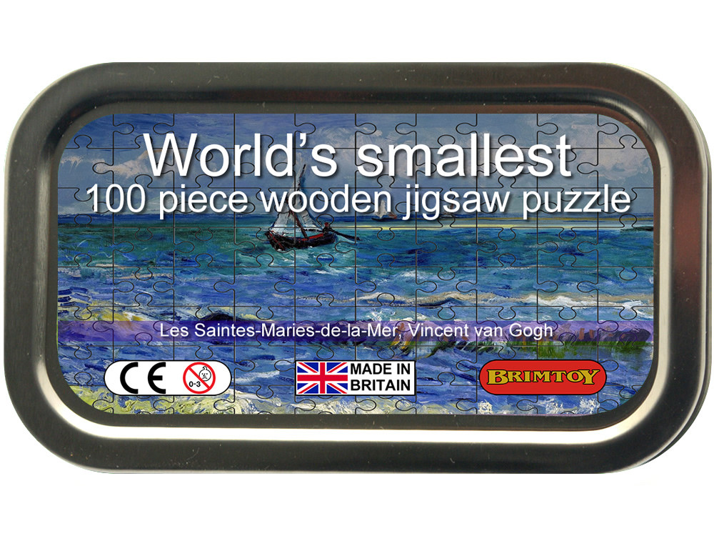 World's smallest wooden jigsaw puzzle, Van Gogh