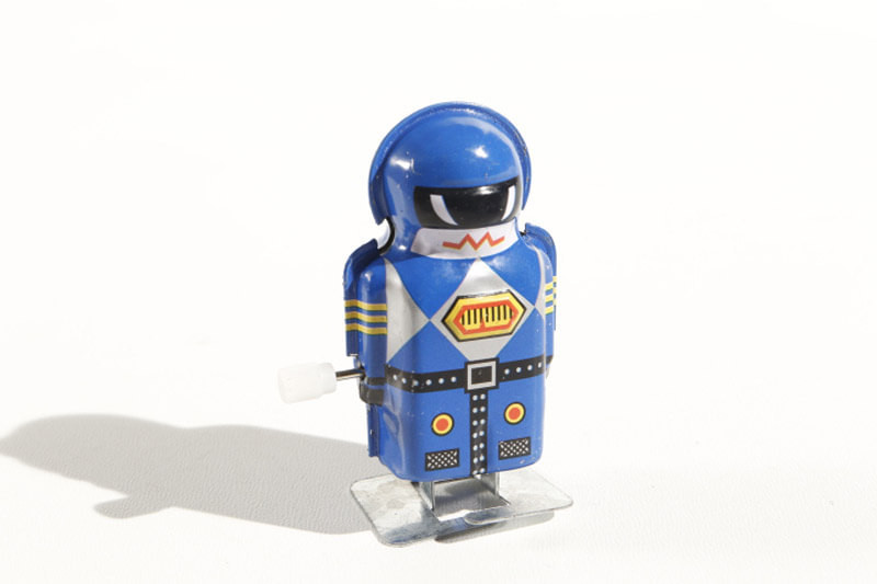 Mini robot Boy Blue