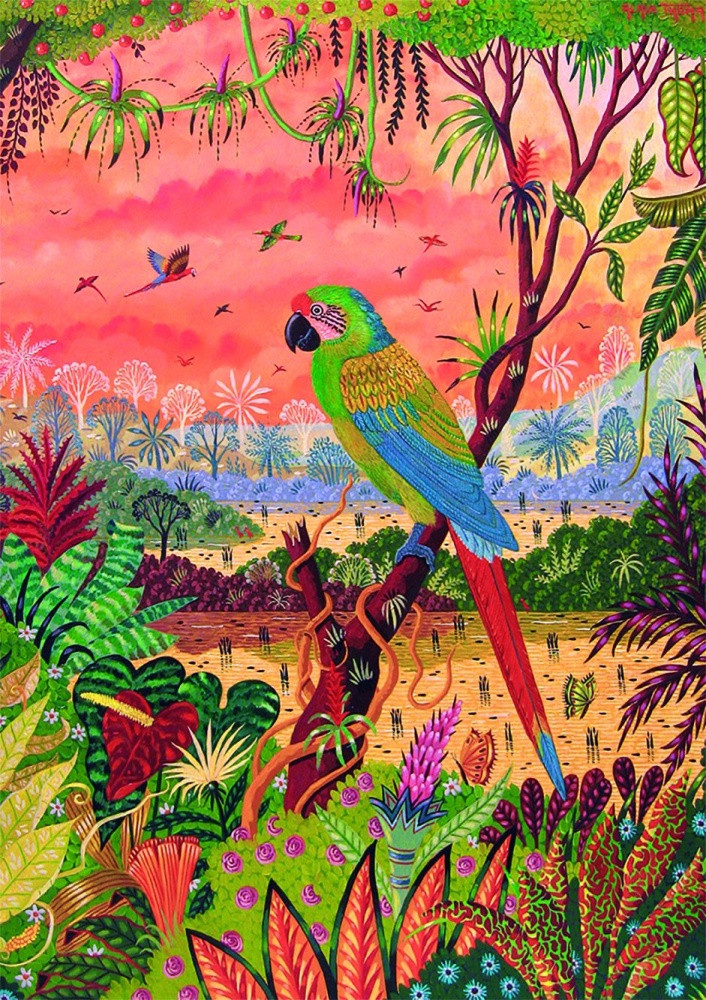 Great Green Macaw Puzzle