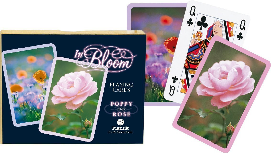 In Bloom Poppy and Rose Twin Deck