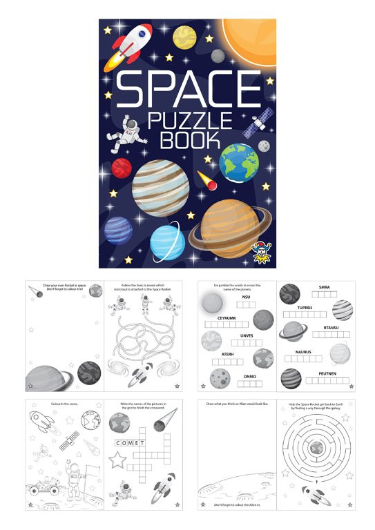Space Puzzle Book