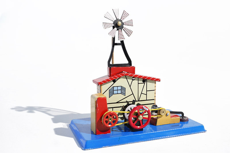 Windmill Tin Toy