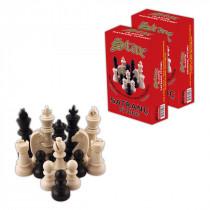 Plastic Tournament size Chessmen