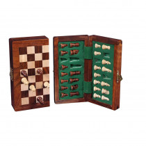 Deluxe Sheesham Wooden Magnetic folding travel chess set