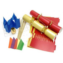 Deluxe Christmas Cracker Kit 35cm - Red & Gold - 6 Pack