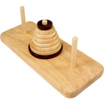 Wooden Tower of Hanoi 9 Ring