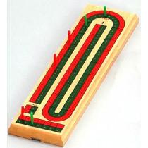 Two track cribbage board