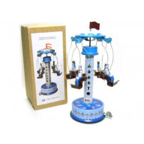 Navy Pier Sailors Carousel. Tin Toy / retro / clockwork fairground toy