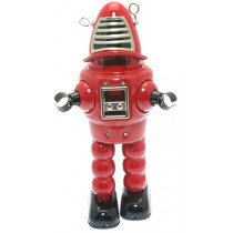 Red Sparking Space Robot