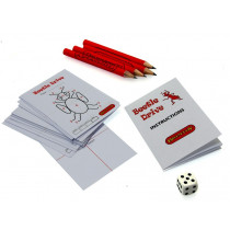 Miniature Beetle Drive game. Ideal Christmas Cracker filler