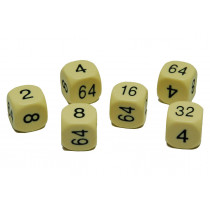 16mm spare Cream Urea doubling dice pack of 2