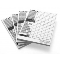 Yatzy score pads x4  (Yahtzee compatible)