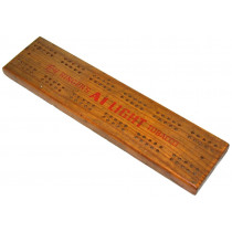 Wills's Woodbines cribbage board 