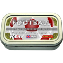 Football game in a tin