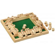 Wooden Shut the box 4 player