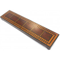 Extra large inlaid cribbage board